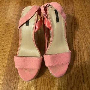Forever 21, Pink and Woven Wedges